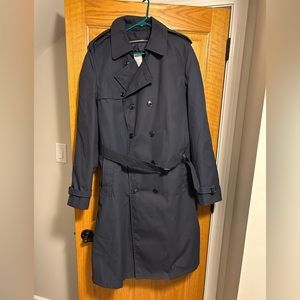 Trench Coat Military - 42XL - Navy Blue